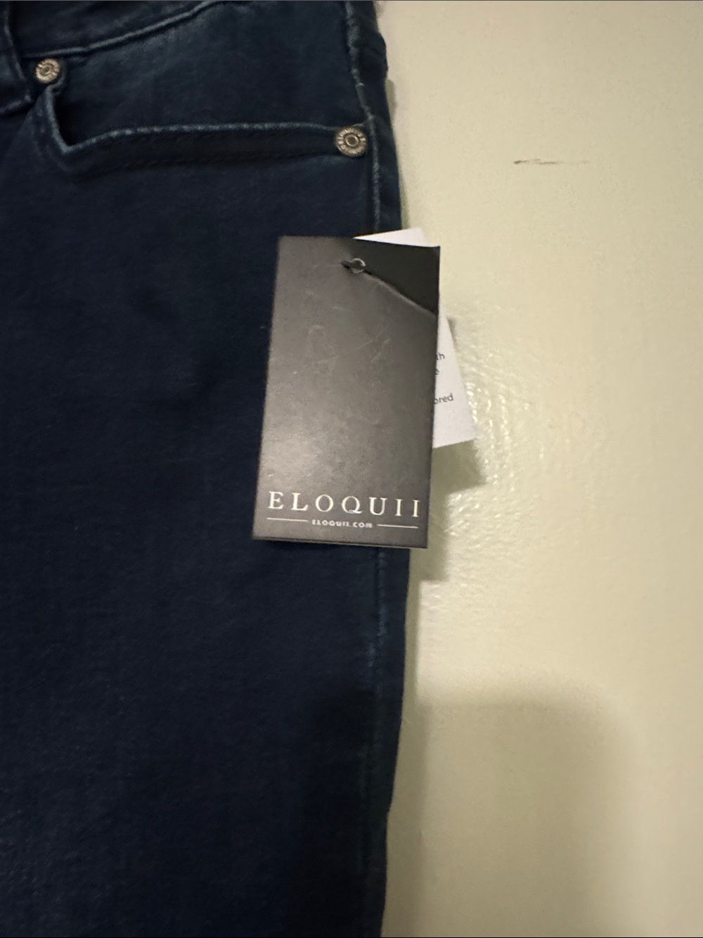 Eloquii Indigo Skinny Jeans NWT - Picture 3 of 7